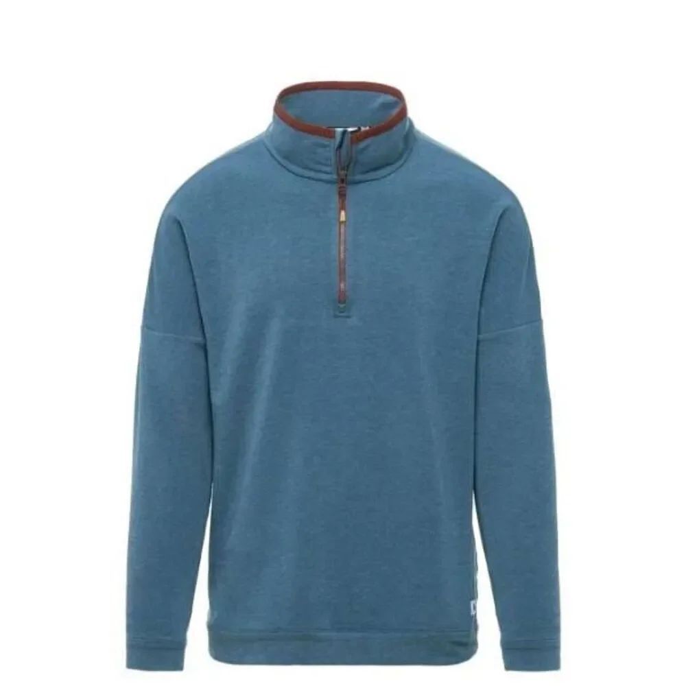 Cotopaxi lozano quarter zip fleece pullover men's in INDIGO HEATHER sz Medium